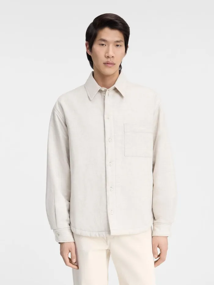 Men Shirts JACQUEMUS The Boulanger Shirt Light Beige Men Shirts JACQUEMUS The Boulanger Shirt Light Beige