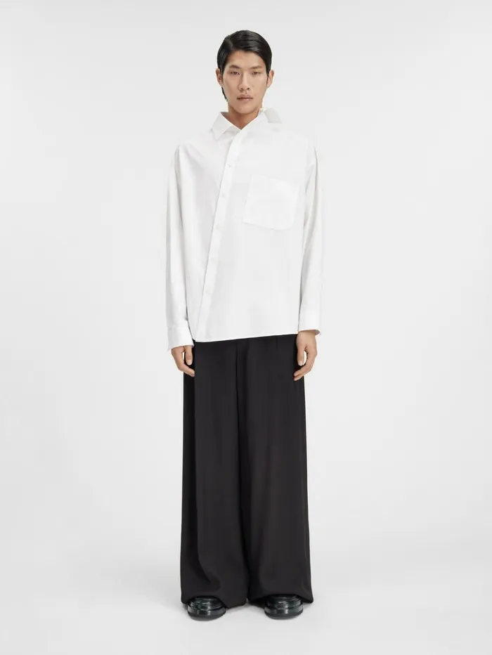 Men Shirts JACQUEMUS The Cuadro Shirt White