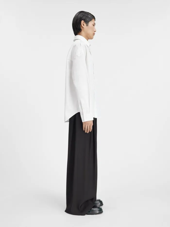 Men Shirts JACQUEMUS The Cuadro Shirt White Men Shirts JACQUEMUS The Cuadro Shirt White