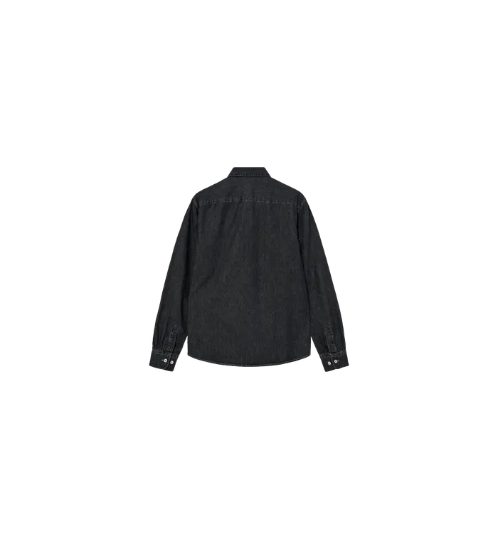 Men Shirts MOS MOSH MMGGibson Denim Shirt Grey Denim Men Shirts MOS MOSH MMGGibson Denim Shirt Grey Denim