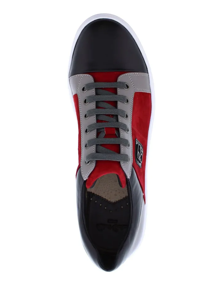 Men Shoes Robert Graham TRIXIE C LACE UP SNEAKER Red