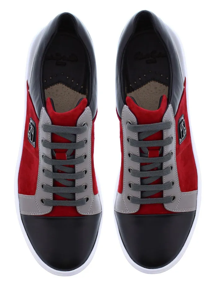 Men Shoes Robert Graham TRIXIE C LACE UP SNEAKER Red