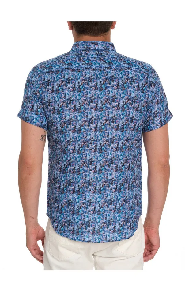 Men Short Sleeve Button Down Shirts Robert Graham ELMONT SHORT SLEEVE BUTTON DOWN SHIRT Multi