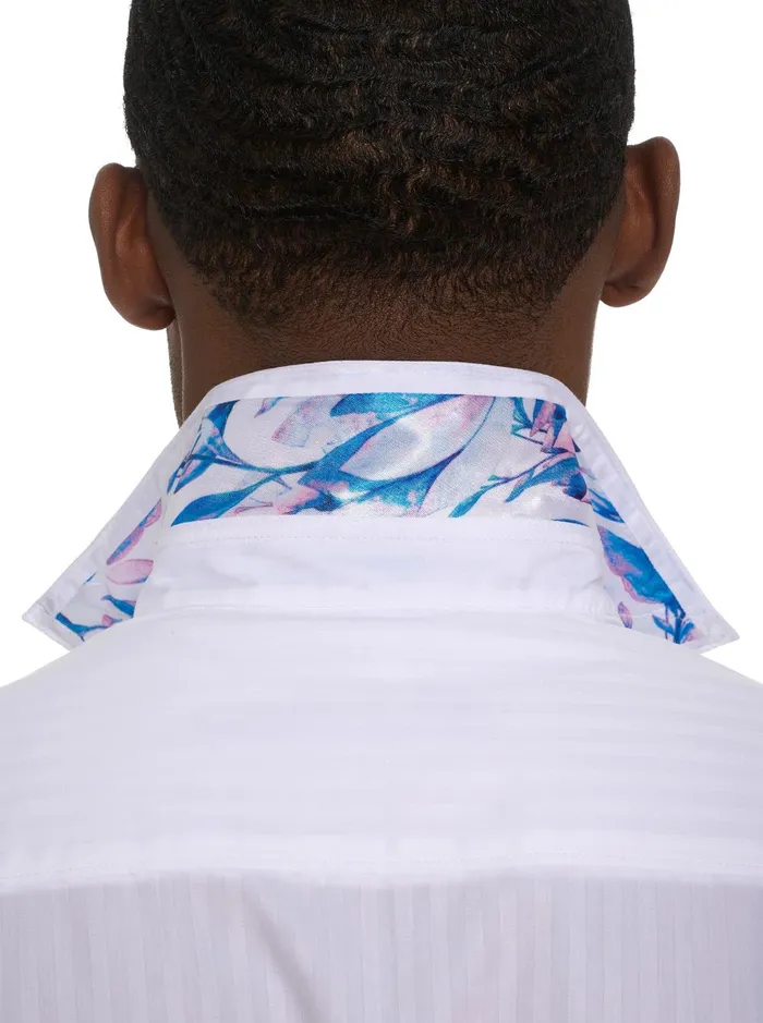 Men Short Sleeve Button Down Shirts Robert Graham VERTIGO SHORT SLEEVE BUTTON DOWN SHIRT White