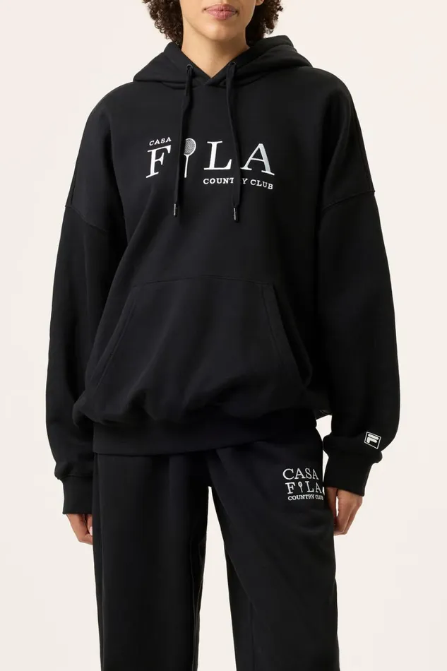 Men Sweatshirts and Hoodies Fila Casa Fila Country Club Hoodie 001 Black Men Sweatshirts and Hoodies Fila Casa Fila Country Club Hoodie 001 Black