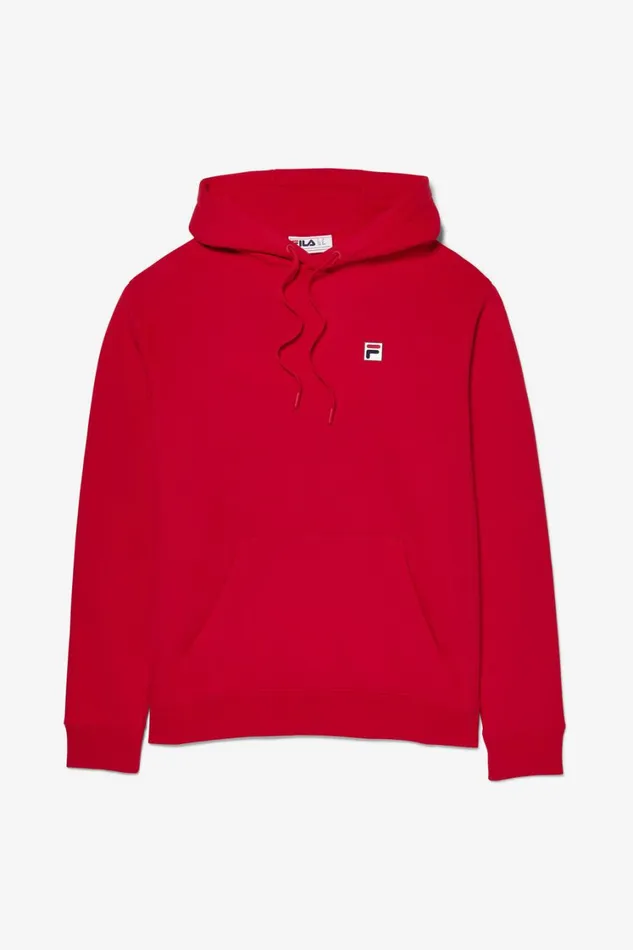 Men Sweatshirts and Hoodies Fila Classic Pullover Hoodie 600 Fila Red