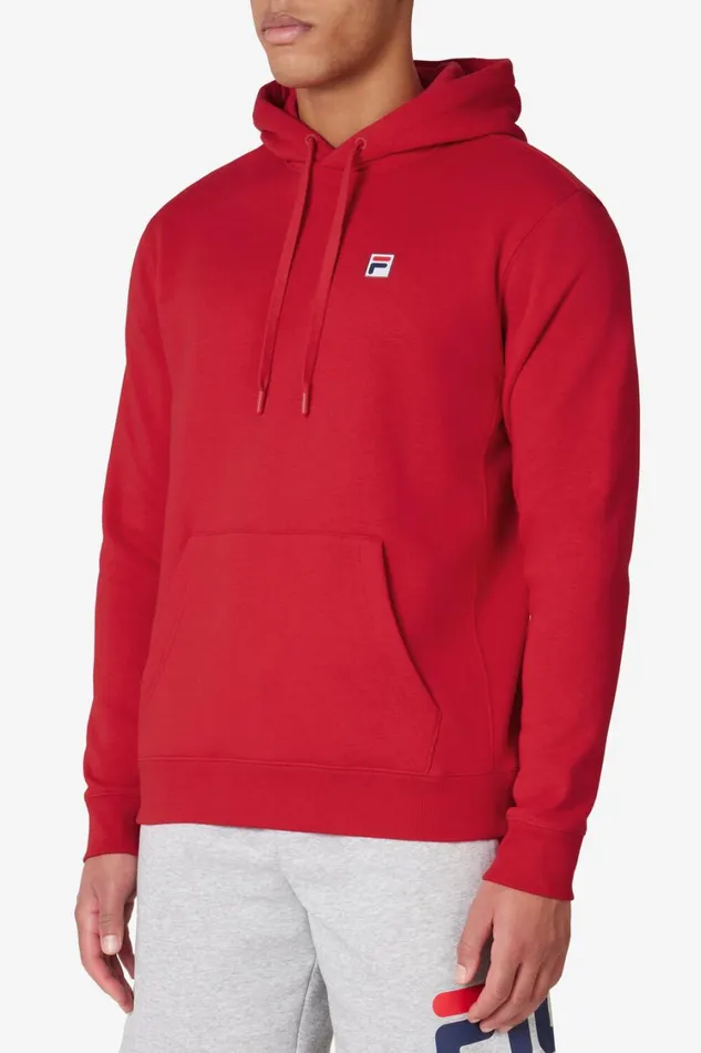 Men Sweatshirts and Hoodies Fila Classic Pullover Hoodie 600 Fila Red