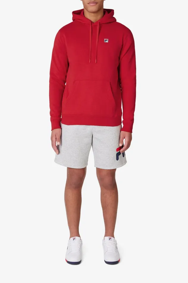 Men Sweatshirts and Hoodies Fila Classic Pullover Hoodie 600 Fila Red