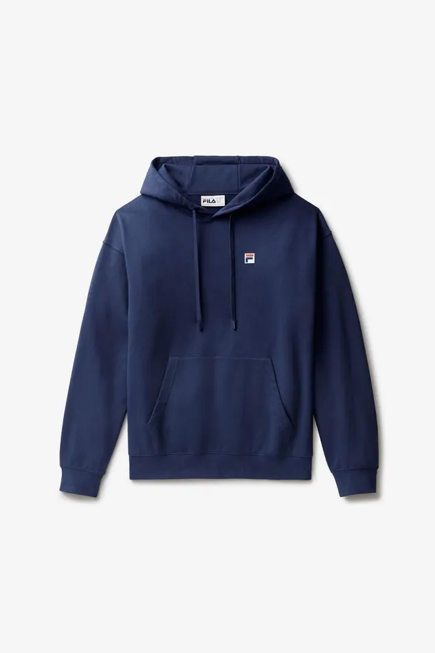 Men Sweatshirts and Hoodies Fila Classic Relaxed Hoodie 400 Fila Navy