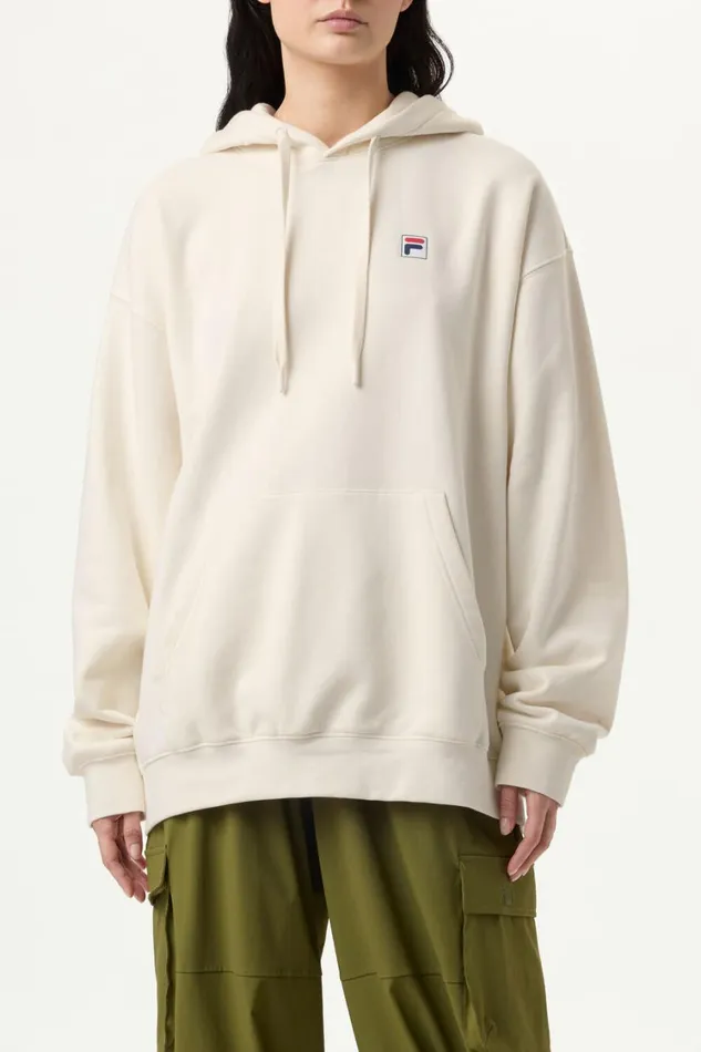Men Sweatshirts and Hoodies Fila Classic Relaxed Hoodie 920 Gardenia Men Sweatshirts and Hoodies Fila Classic Relaxed Hoodie 920 Gardenia