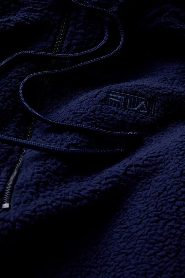 Men Sweatshirts and Hoodies Fila High Pile Fleece Jacket 400 Fila Navy Men Sweatshirts and Hoodies Fila High Pile Fleece Jacket 400 Fila Navy