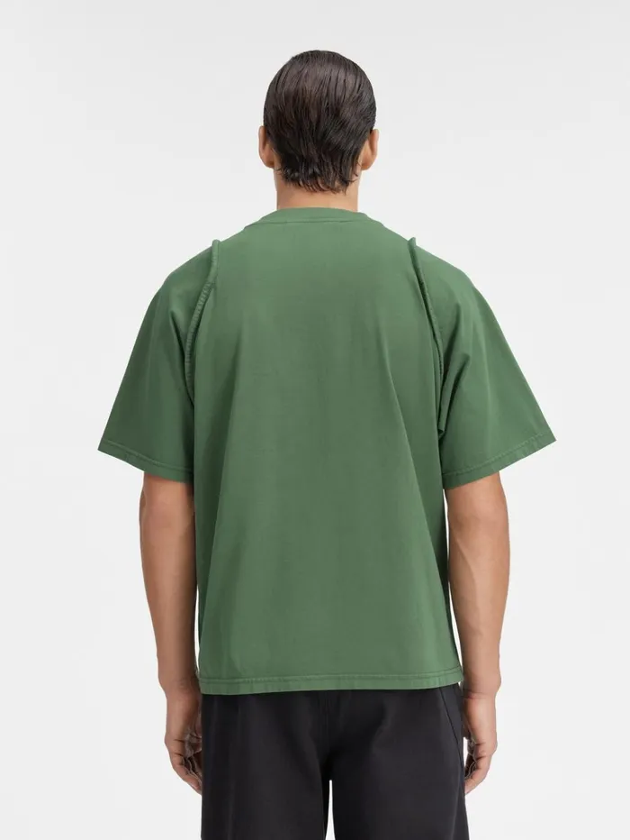 Men Tshirts JACQUEMUS The Camargue Tshirt Dark Green Men Tshirts JACQUEMUS The Camargue Tshirt Dark Green