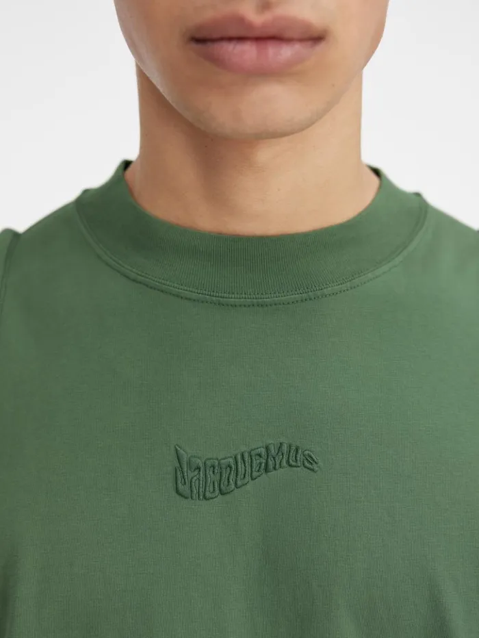 Men Tshirts JACQUEMUS The Camargue Tshirt Dark Green Men Tshirts JACQUEMUS The Camargue Tshirt Dark Green