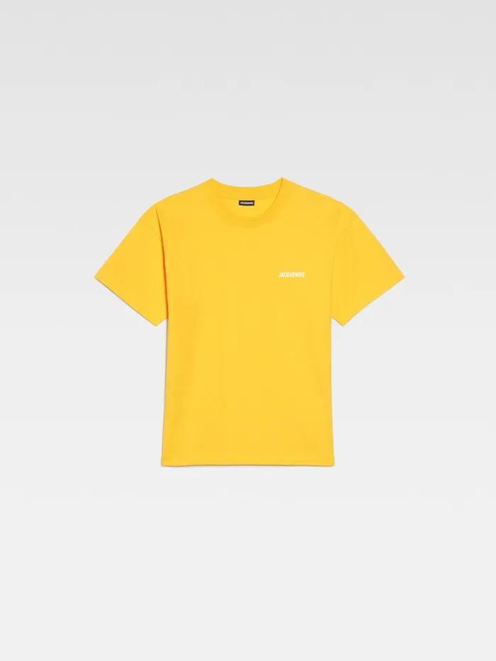 Men Tshirts JACQUEMUS The Jacquemus Tshirt Yellow Men Tshirts JACQUEMUS The Jacquemus Tshirt Yellow