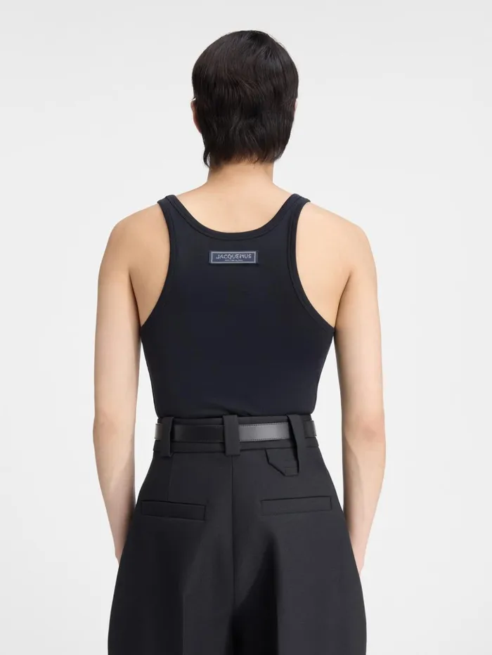 Men Tshirts JACQUEMUS The Pesco Tank Top Dark Navy Men Tshirts JACQUEMUS The Pesco Tank Top Dark Navy