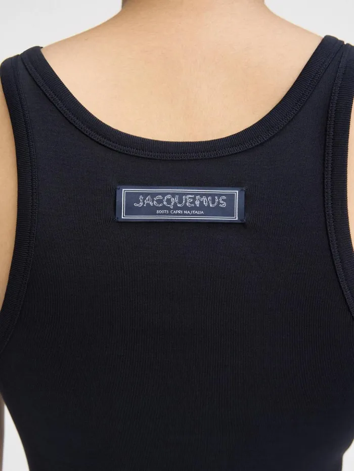 Men Tshirts JACQUEMUS The Pesco Tank Top Dark Navy Men Tshirts JACQUEMUS The Pesco Tank Top Dark Navy