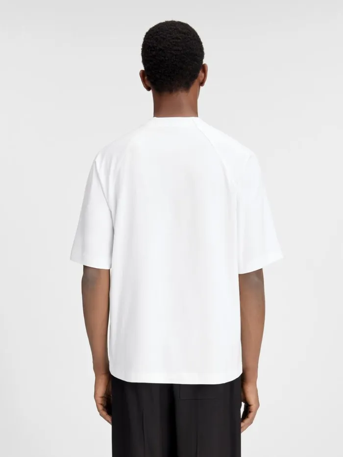 Men Tshirts JACQUEMUS The Typo Tshirt White Men Tshirts JACQUEMUS The Typo Tshirt White