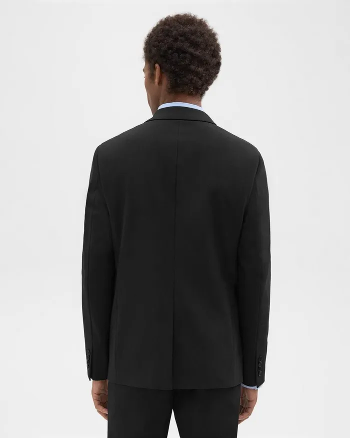 Men Theory Blazers Jackets Morton Blazer In Stretch Cotton Black