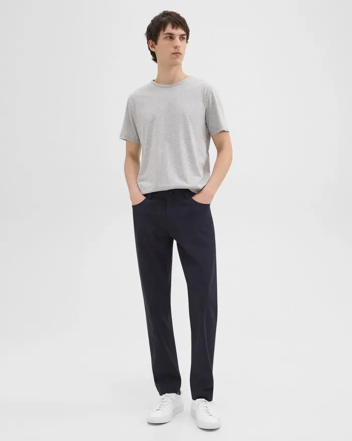 Men Theory Pants Raffi 5Pocket Pant In Neoteric Twill Dark Navy