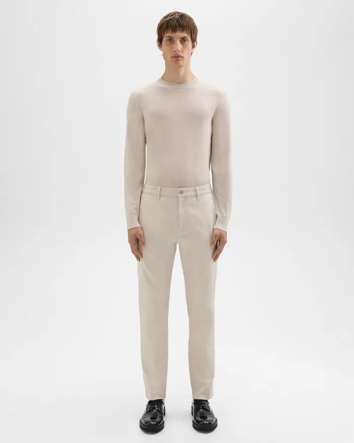 Men Theory Pants Zaine Carpenter Pant In Stretch Cotton Canvas Sand