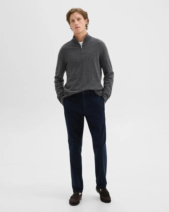Men Theory Pants Zaine Pant In Moleskin Twill Baltic