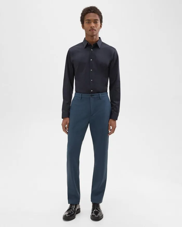 Men Theory Pants Zaine Pant In Precision Ponte Deep Sea Blue