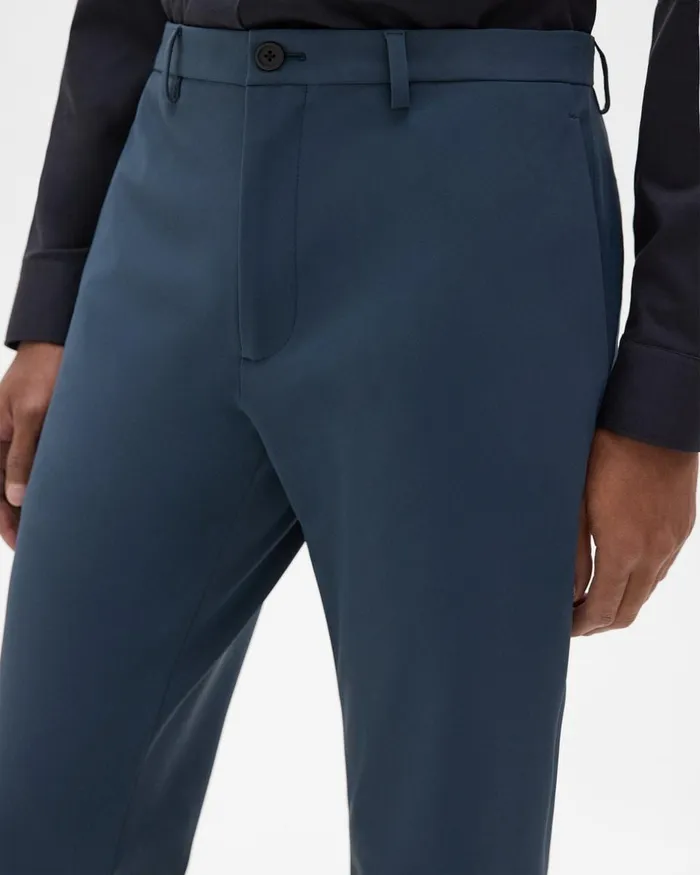 Men Theory Pants Zaine Pant In Precision Ponte Deep Sea Blue