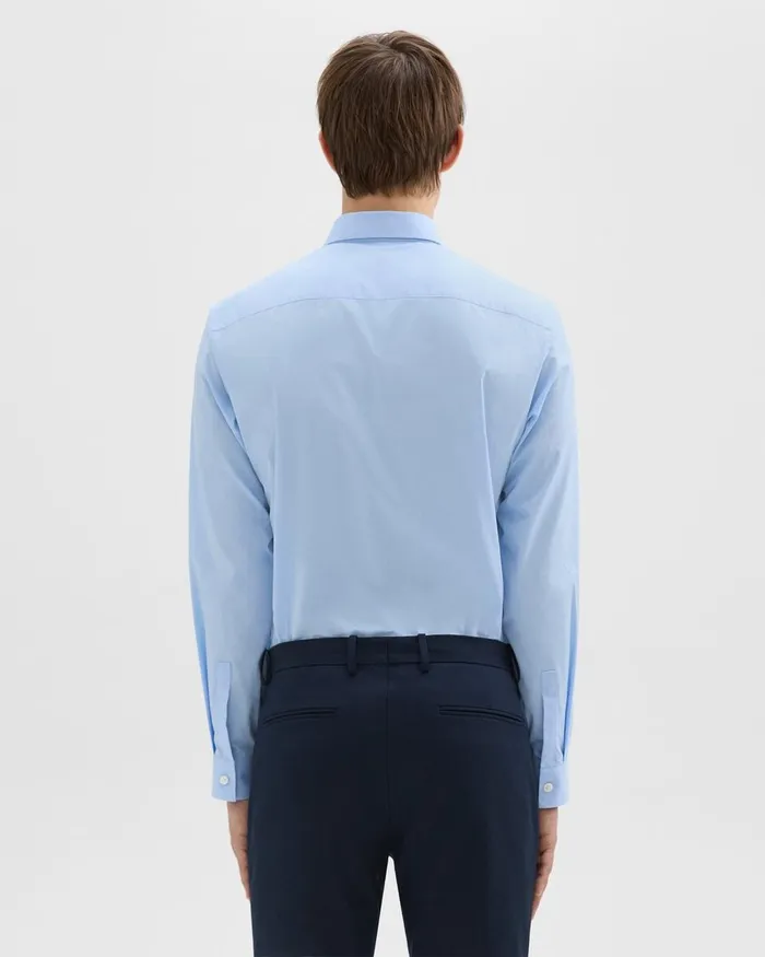 Men Theory Shirts Hugh Shirt In Cotton Olympic