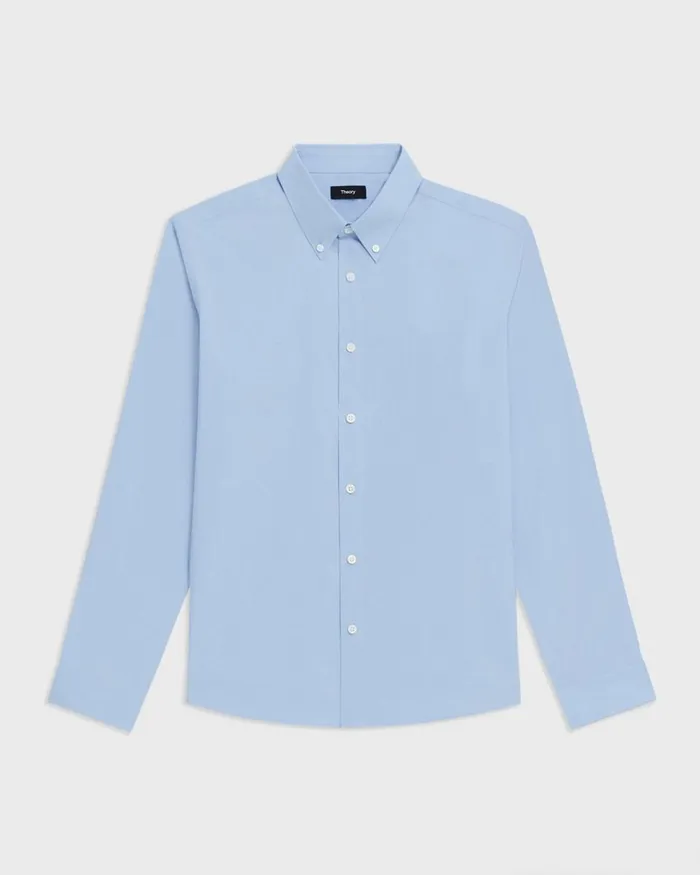 Men Theory Shirts Hugh Shirt In Cotton Olympic
