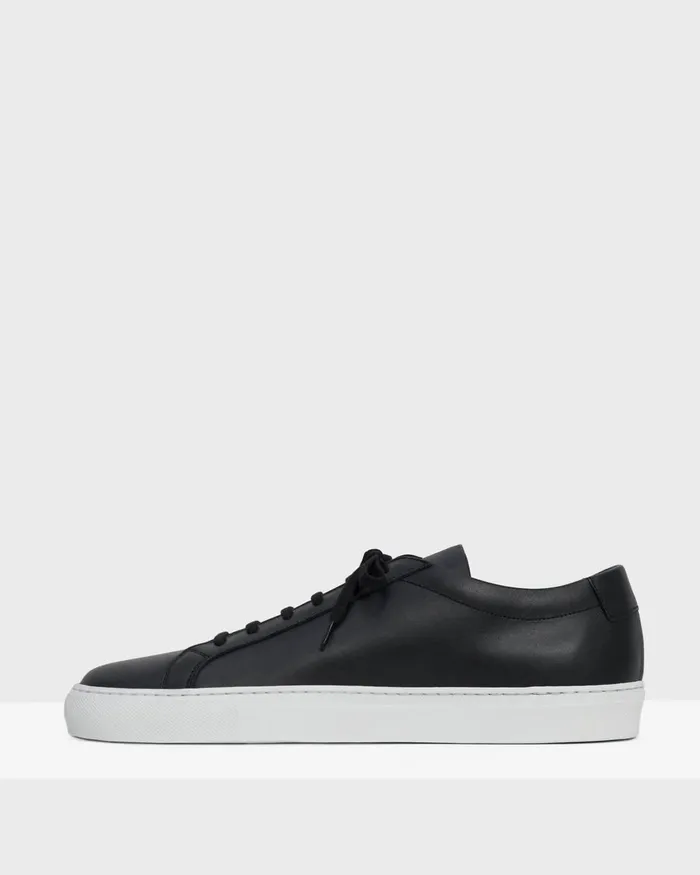 Men Theory Shoes Common Projects Original Achilles Sneakers Black