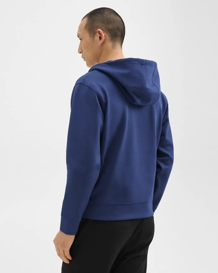 Men Theory Sweatshirts Hoodies ZipUp Hoodie In Scuba Deep Atlantic