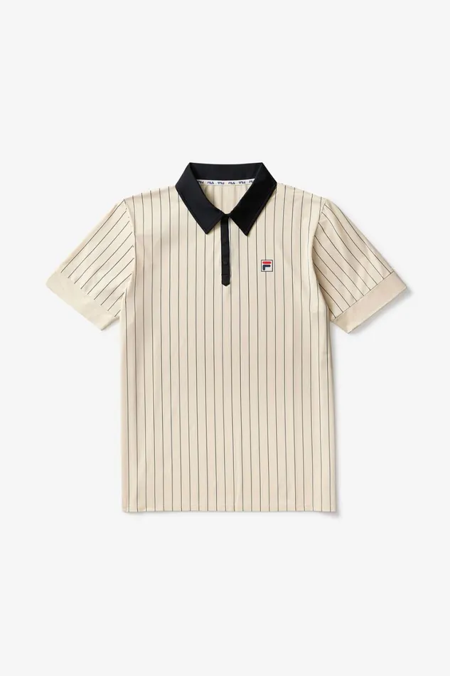 Men Tops and TShirts Fila Performance Iconic BB1 Polo 927 Angorablack