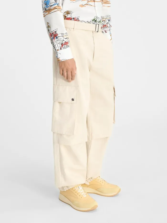 Men Trousers and Shorts JACQUEMUS The Cargo Pants Beige Men Trousers and Shorts JACQUEMUS The Cargo Pants Beige