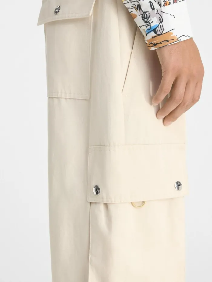 Men Trousers and Shorts JACQUEMUS The Cargo Pants Beige Men Trousers and Shorts JACQUEMUS The Cargo Pants Beige