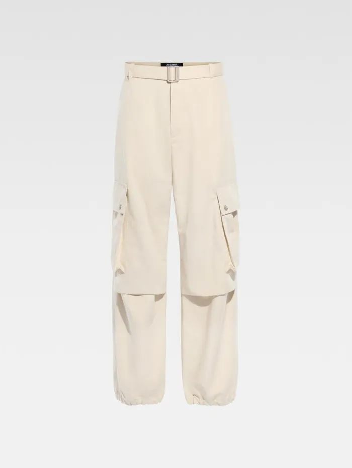Men Trousers and Shorts JACQUEMUS The Cargo Pants Beige Men Trousers and Shorts JACQUEMUS The Cargo Pants Beige