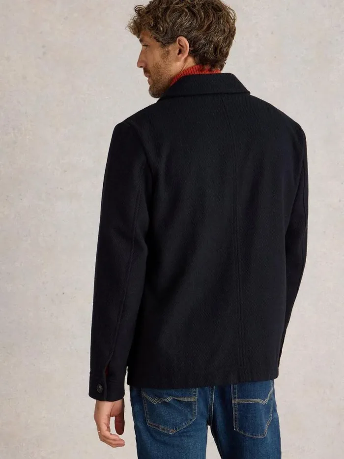 Men Wool Chore Jacket Dark Navy White Stuff Coats and Jackets Men Wool Chore Jacket Dark Navy White Stuff Coats and Jackets