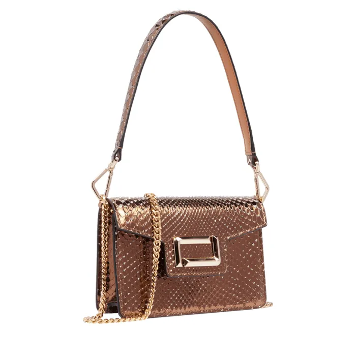 Mini Flap Bag Bronze Women Lancel The Exotics Mini Flap Bag Bronze Women Lancel The Exotics