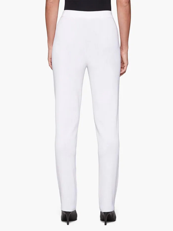Misook Straight Leg Knit Pant Women Pants and Shorts