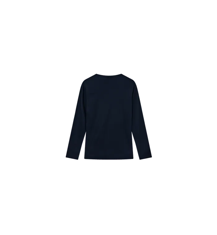 MMGPerry Ls Oneck Tee Navy Men Tees MOS MOSH