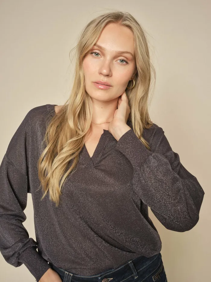 MOS MOSH Blouses and Tops Women MMKilana LS Blouse Phantom