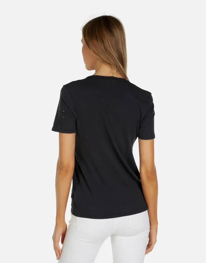 Myra X Guns N039 Roses Skull Onyx Women039s Lauren Moshi Short Sleeve