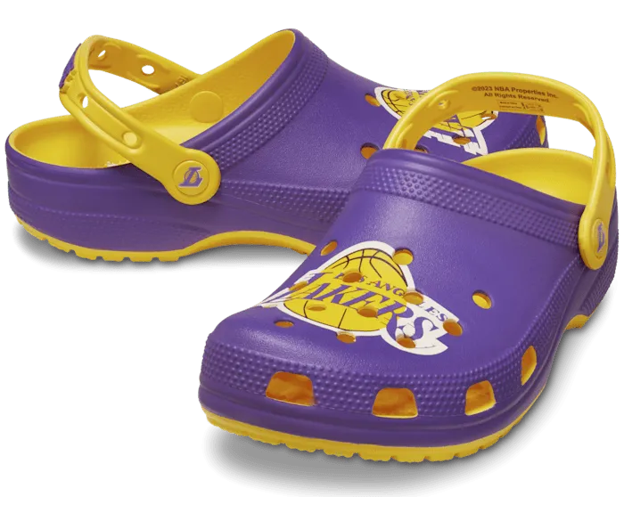 NBA Los Angeles Lakers Classic Clog Sunflower Men Crocs Clogs