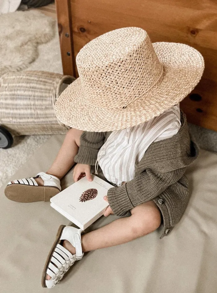 Nisolo Baby Toddler and Kids Shoes Women Indie Hard Sole Sandal Cotton