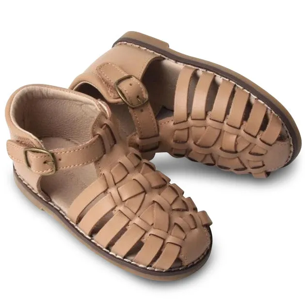 Nisolo Baby Toddler and Kids Shoes Women Indie Hard Sole Sandal Tan Tan