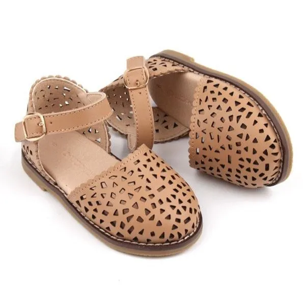 Nisolo Baby Toddler and Kids Shoes Women Pocket Hard Sole Sandal Tan Tan