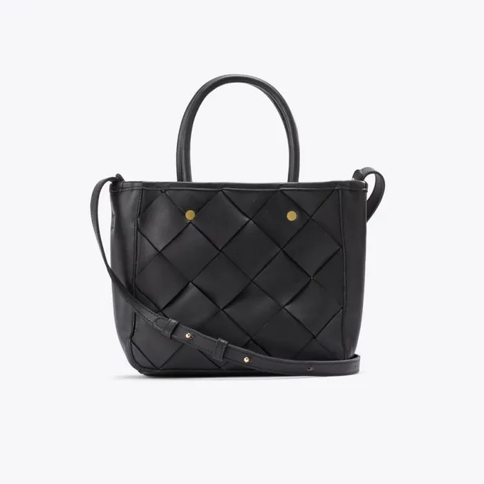 Nisolo Bags and Wallets Women CarryAll Handwoven Satchel Black