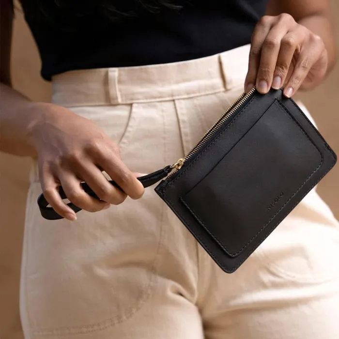 Nisolo Bags and Wallets Women GoTo Wristlet Black