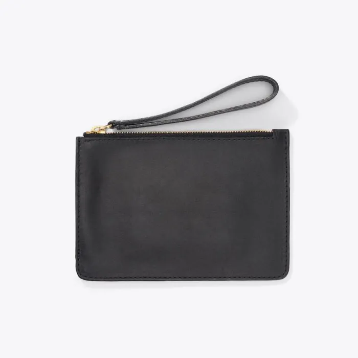 Nisolo Bags and Wallets Women GoTo Wristlet Black