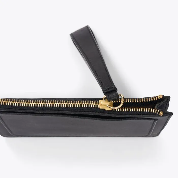 Nisolo Bags and Wallets Women GoTo Wristlet Black
