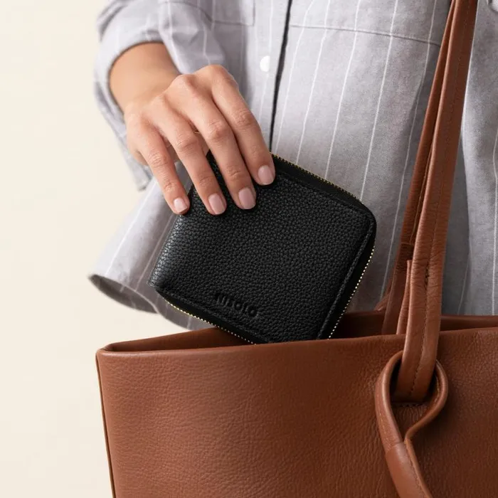 Nisolo Bags and Wallets Women Remi Zip Wallet Black Nisolo Bags and Wallets Women Remi Zip Wallet Black
